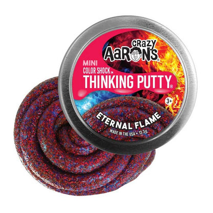 Mini tin of Crazy Aaron's Eternal Flame Thinking Putty®.