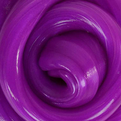 Close up detail of neon purple putty.